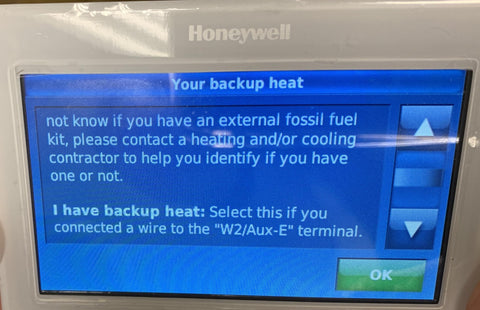 Honeywell TH9320WF5003 plastic construction for durable daily use
