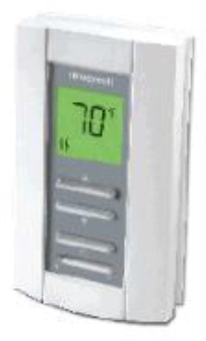 Honeywell TL7235A1003 front view with clear LCD display for quick temperature checks