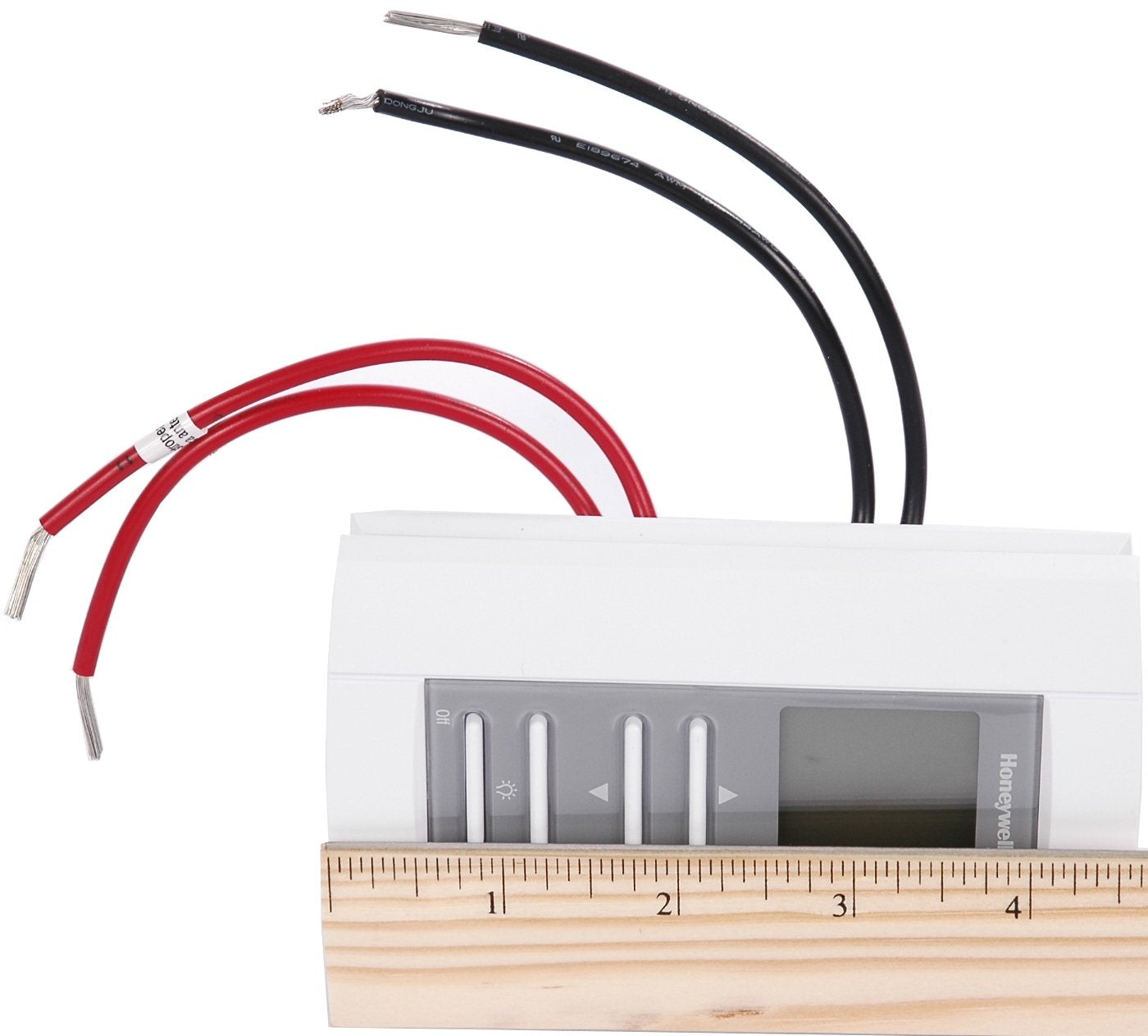 Honeywell TL7235A1003 side view showing compact footprint for tight spaces