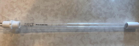 Honeywell UV2400XLAM1 lamp for easy installation in a duct air cleaner.