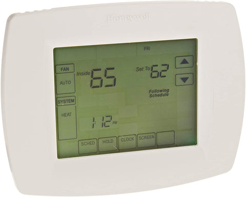 Honeywell Vision Pro 8000 menu-driven programming for simple setup.