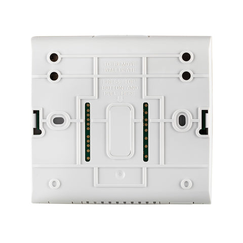 Honeywell VisionPRO wiring options diagram for wired and wireless setups.