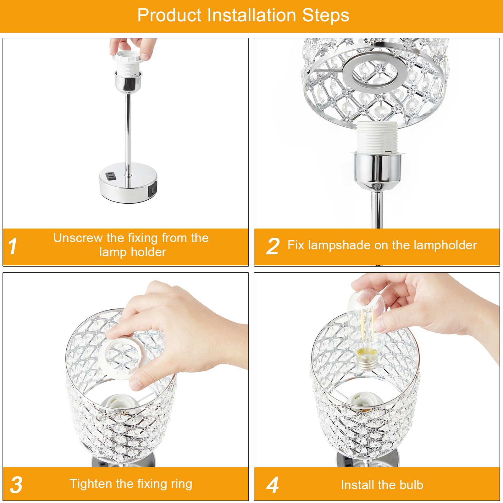 Hong-in bedroom lamps set brightens corners of living spaces