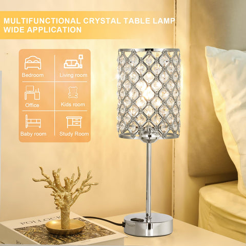Hong-in crystal lamp complements living room decor