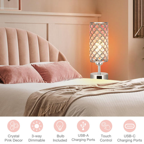 Hong-in crystal lamp enhances living room ambience.