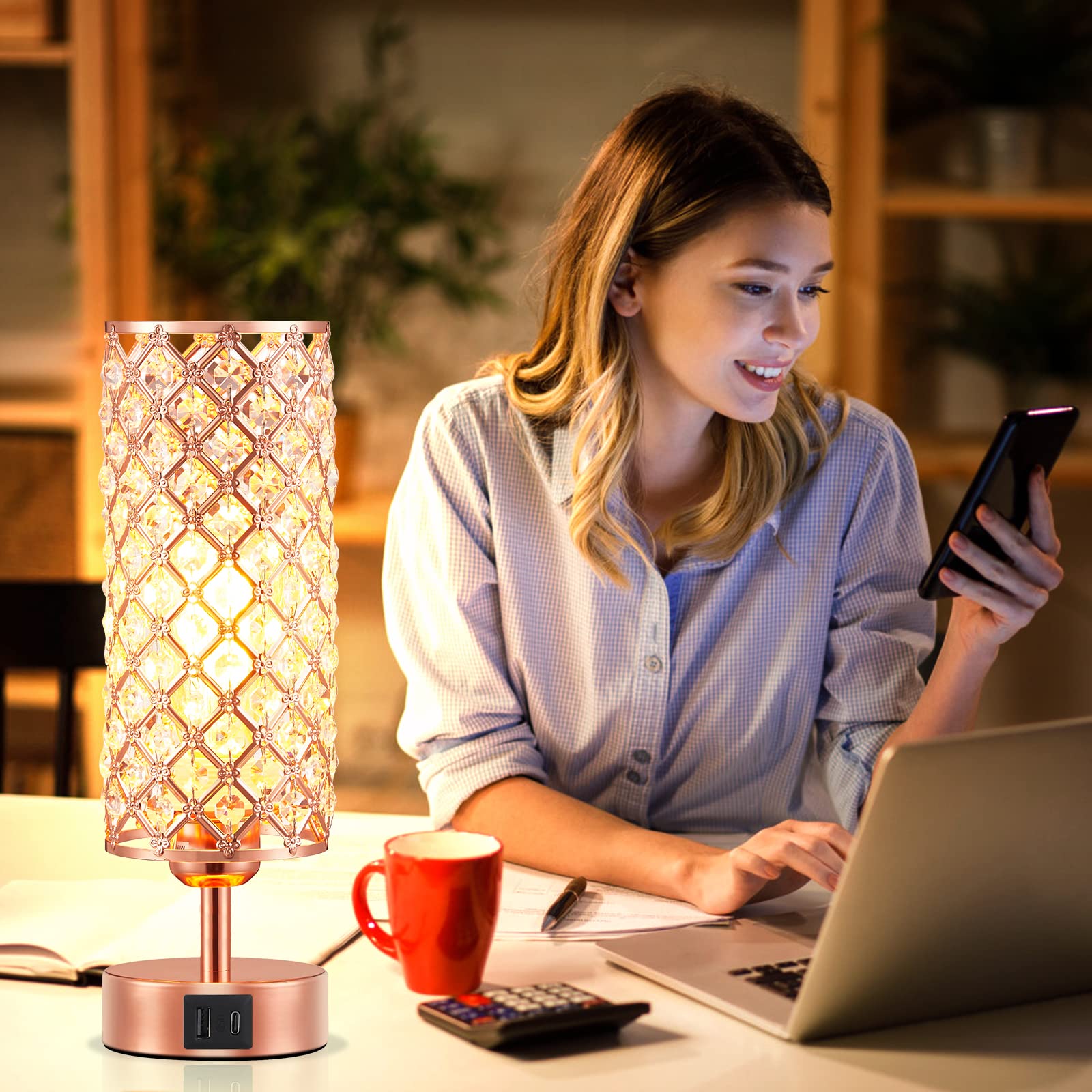 Hong-in easy-assembly bedroom lamp with quick setup and durable construction.