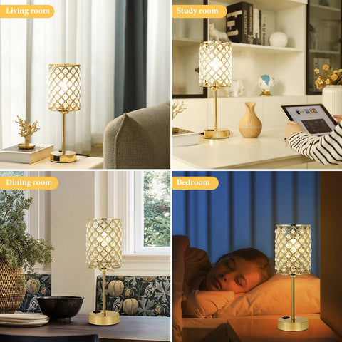 Hong-in Gold Lamps bedroom decor that suits living rooms and offices.