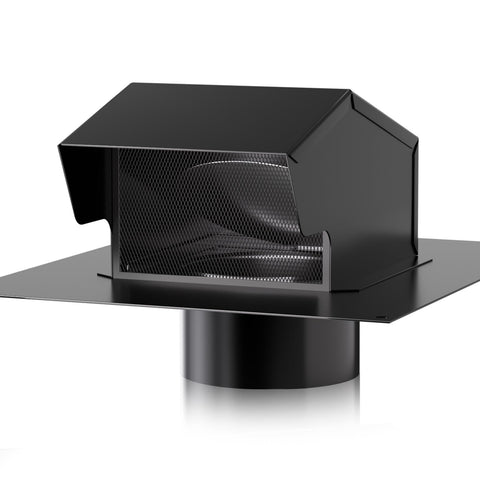 Hon&Guan 6-inch roof vent with damper for efficient airflow.