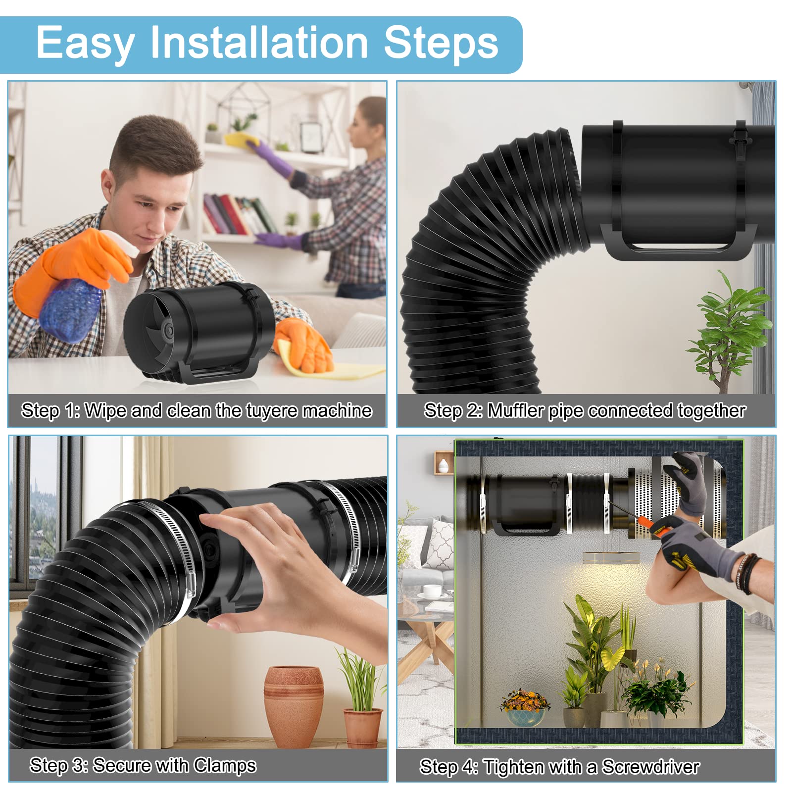 Hon&Guan anti-corrosion durable duct resists leaks for reliable air movement.