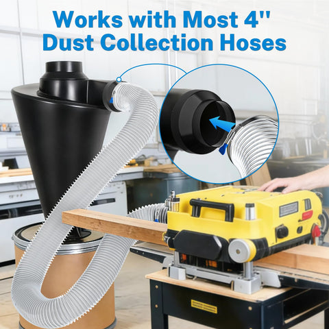 Hon&Guan duct reducer with clamps for a tight, tool-free fit