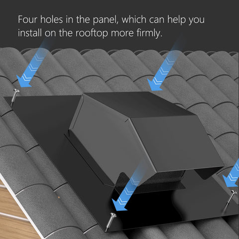 Hon&Guan galvanized steel roof vent cap offers durable corrosion protection