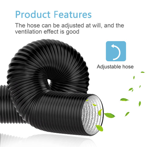 Hon&Guan ducting suitable for HVAC, kitchen exhaust, greenhouses, grow tents, and bathrooms.