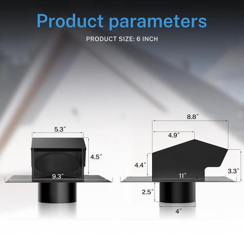 Hon&Guan multi-functional vent for roofs walls attics