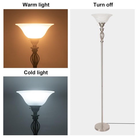 3-way socket on HonoDing lamp supports adjustable brightness with LED-ready bulbs.