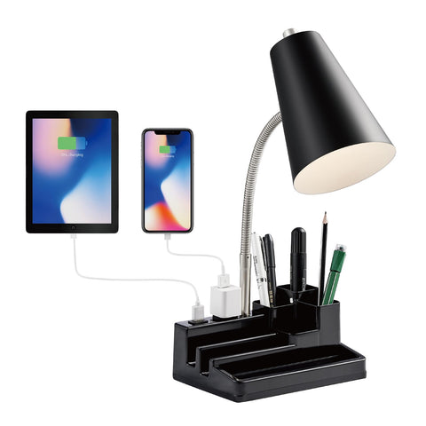 HonoDing E26 desk lamp with adjustable gooseneck for precise task lighting