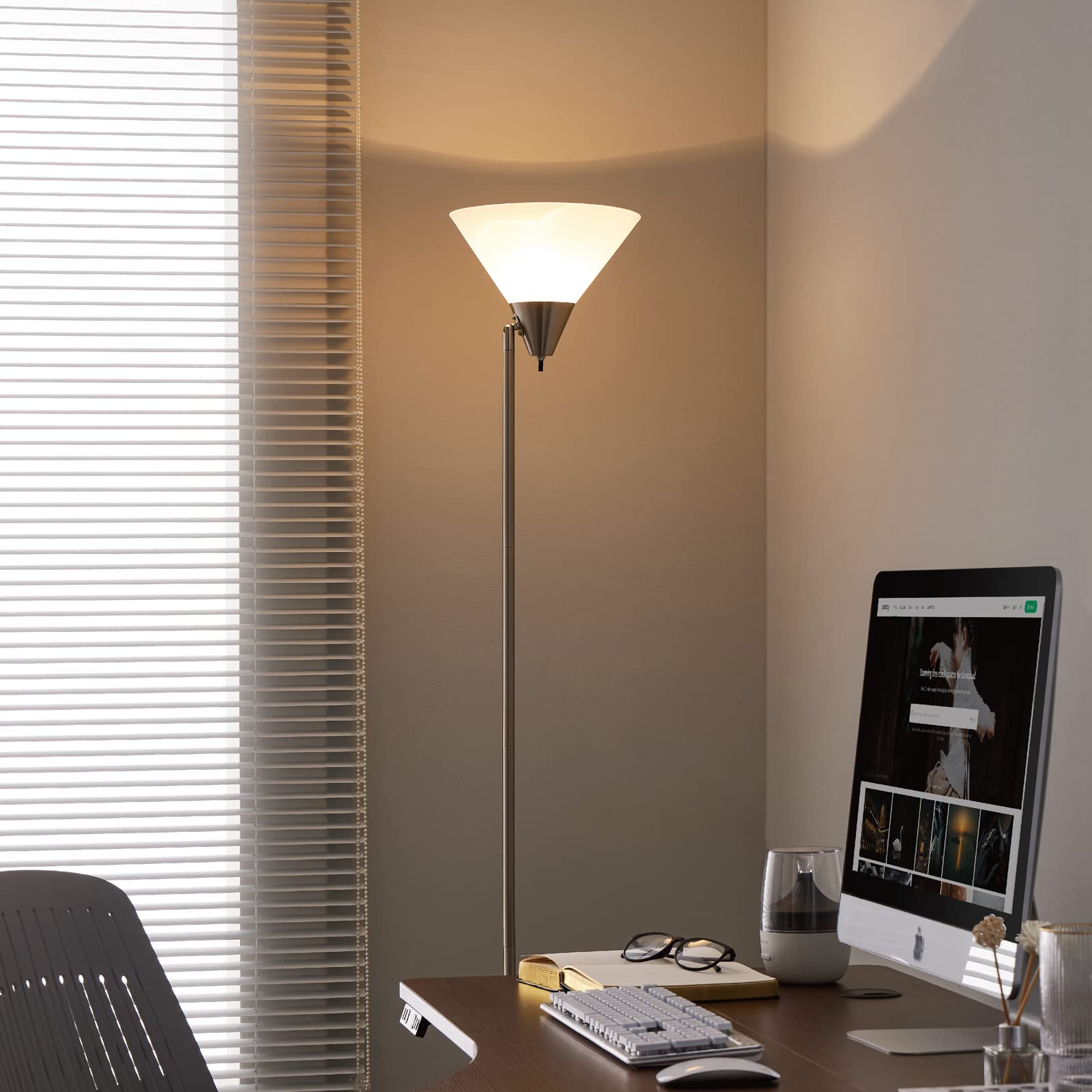 HonoDing floor lamp stands tall at 71 inches