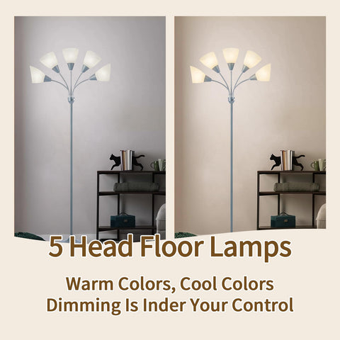HonoDing Medusa large shade creates a soft, diffused glow in any room.