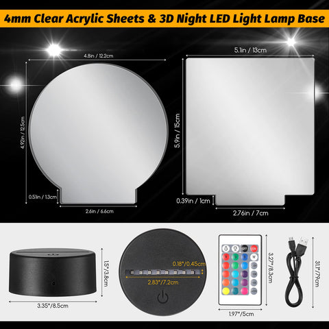 Honoson clear round acrylic sheet highlighting engraved designs with clarity