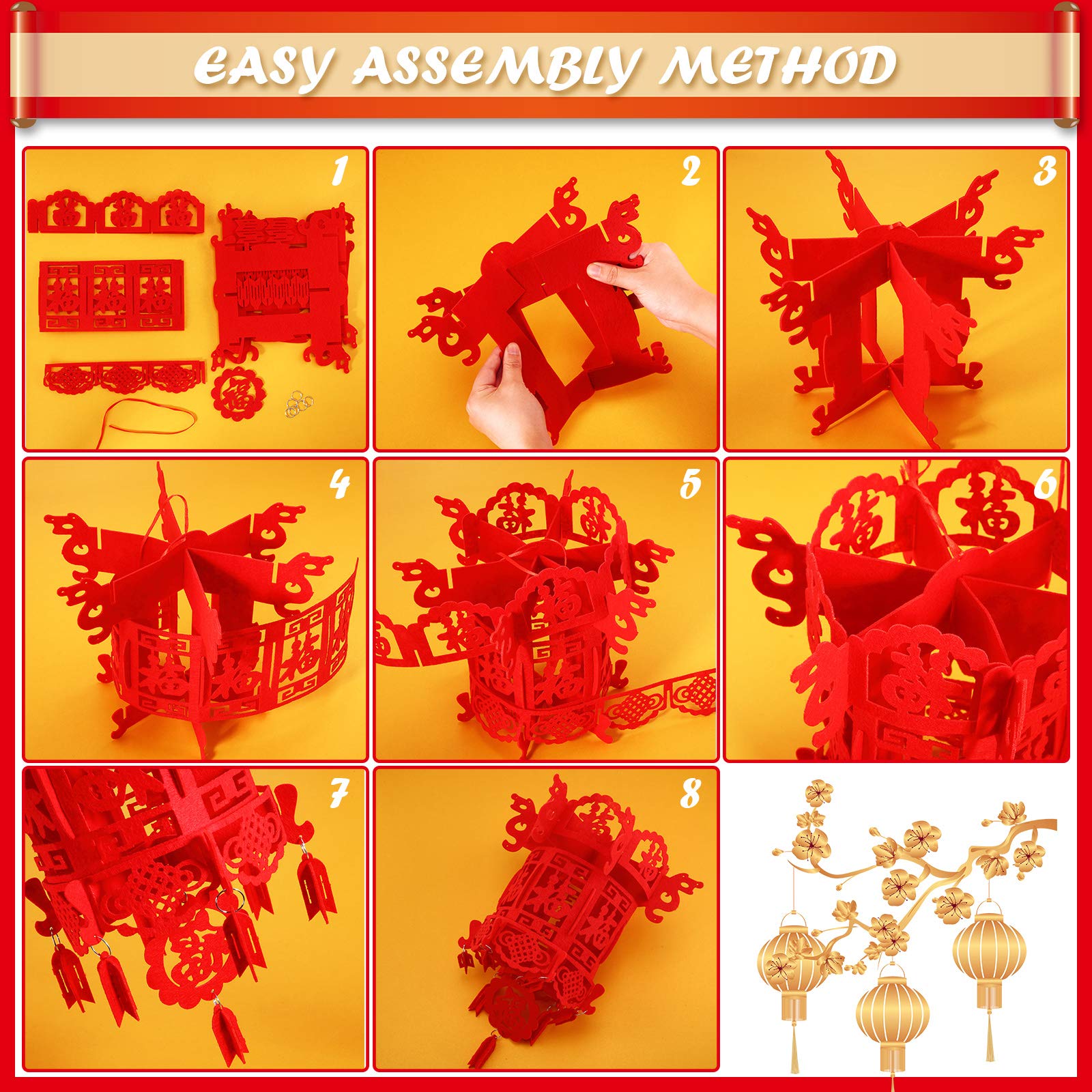 Honoson DIY-friendly lanterns suitable for DIY decor projects.