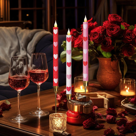Honoson battery-operated glitter candle offers safe, long-lasting glow