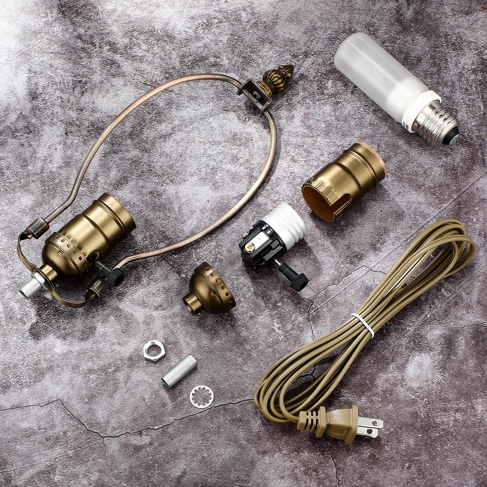 Honoson lamp repair kit easy install instructions for DIY lamps.