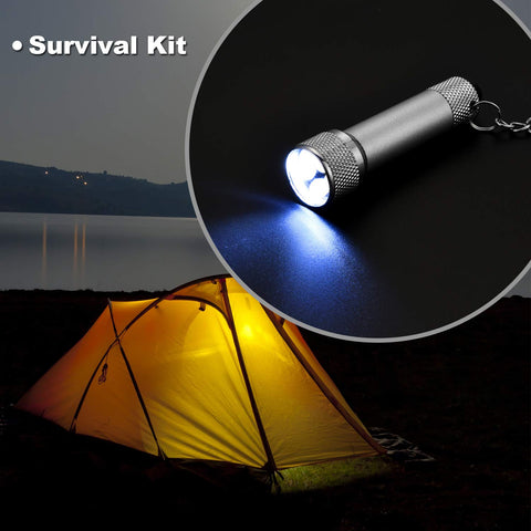 Honoson mini LED flashlight close-up highlighting color options.