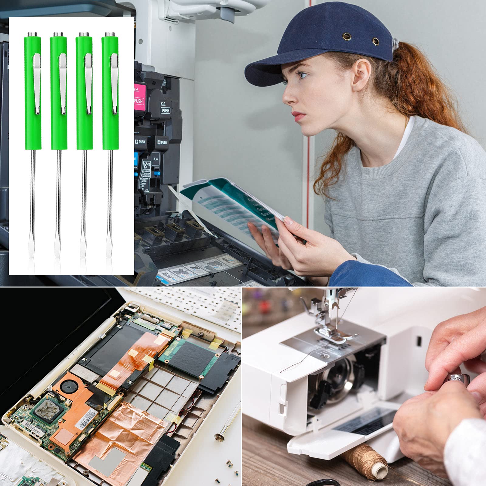 Honoson mini-screwdriver magnet-tip aids fast part handling.