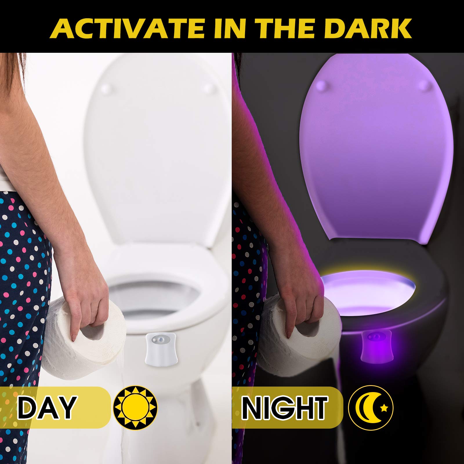 Honoson six-pack battery-powered lights easy to install