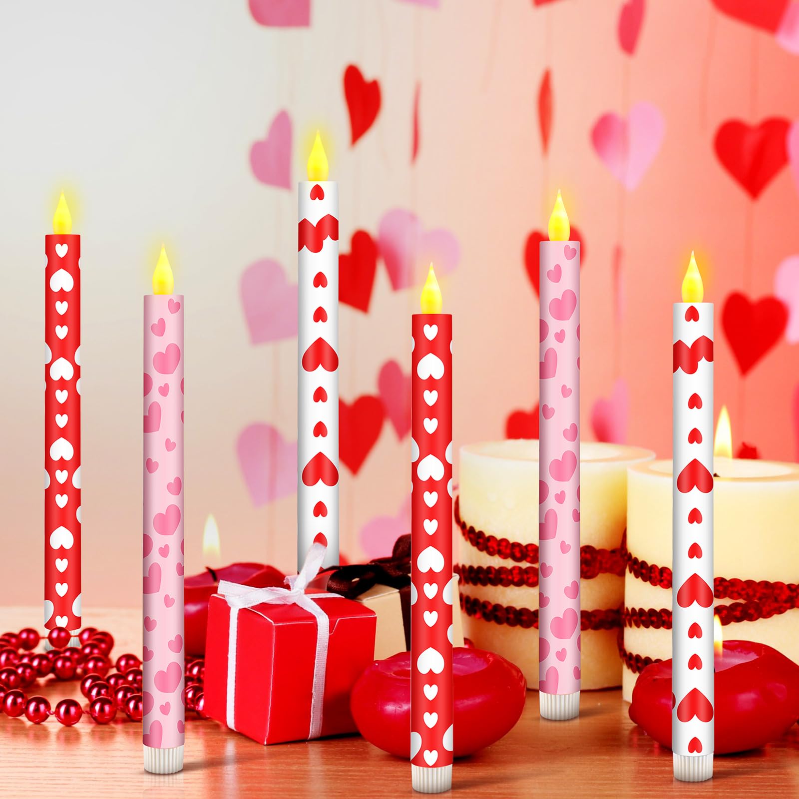 Honoson battery operated candles offer easy, flameless operation.
