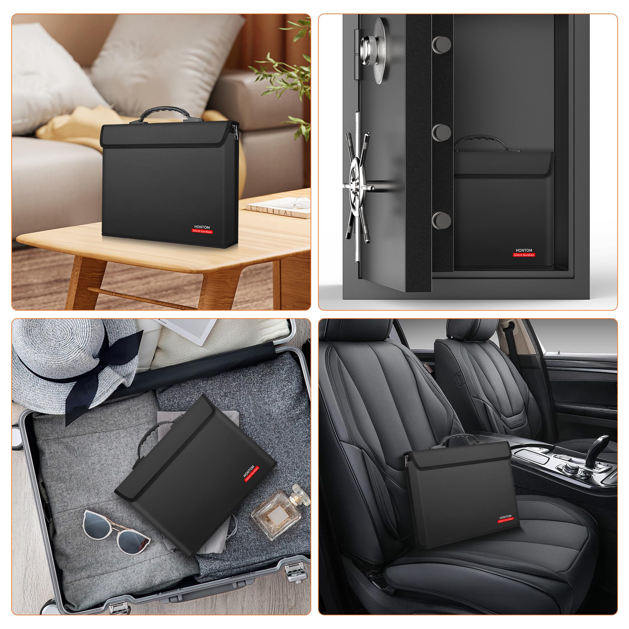 Bag dimensions 13.6 by 10.7 by 1.85 inches for desk and bag compatibility