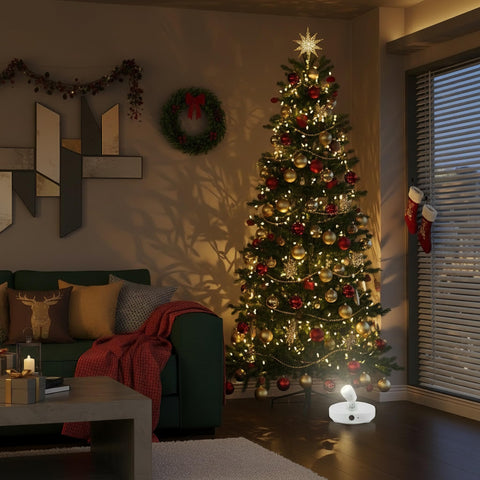 HONWELL remote control demonstrates cordless brightness adjustment from across the room