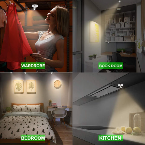 HONWELL timer function helps conserve battery while closet lighting