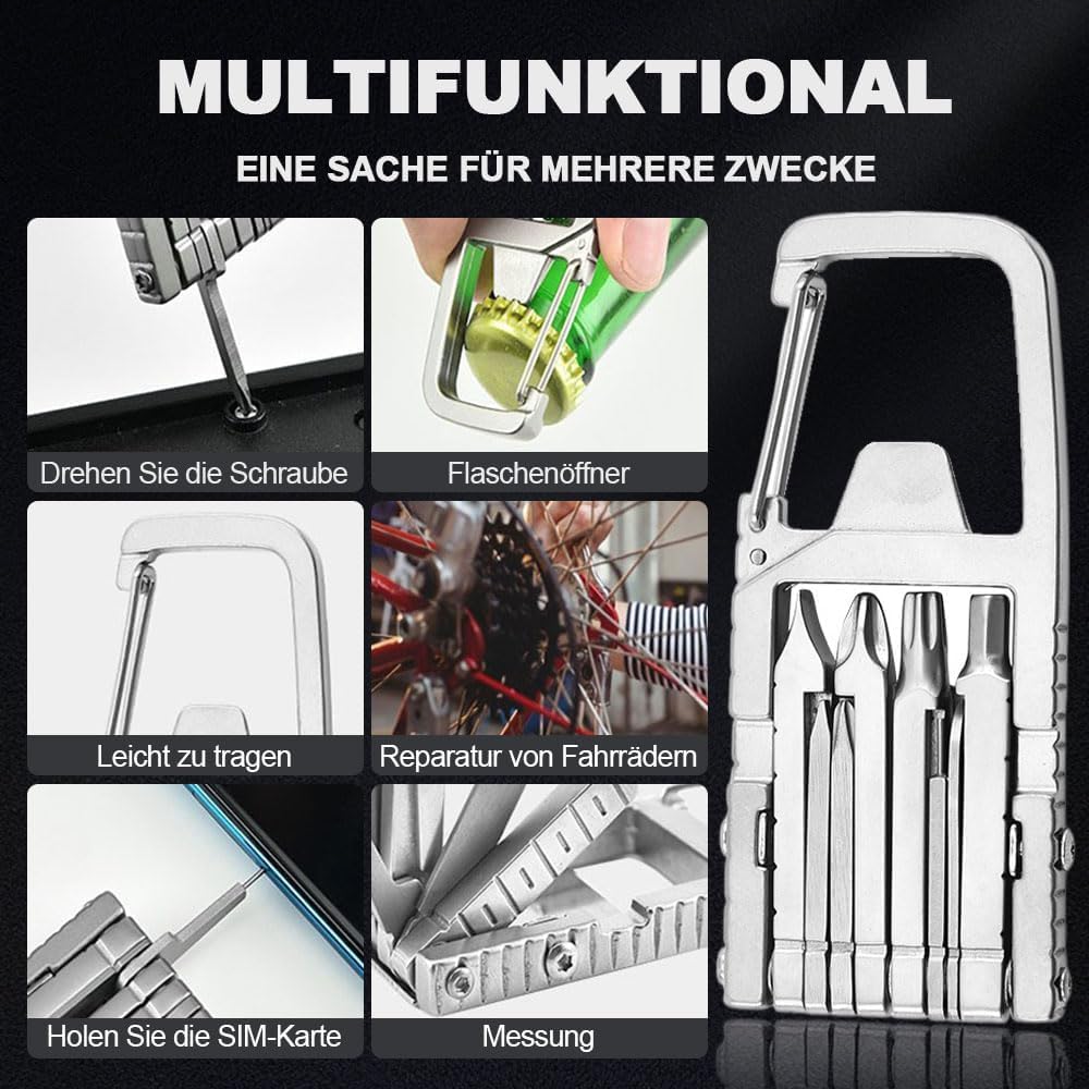 Honyge Mini Multitool Self needle nose pliers enable precise fixes on the go