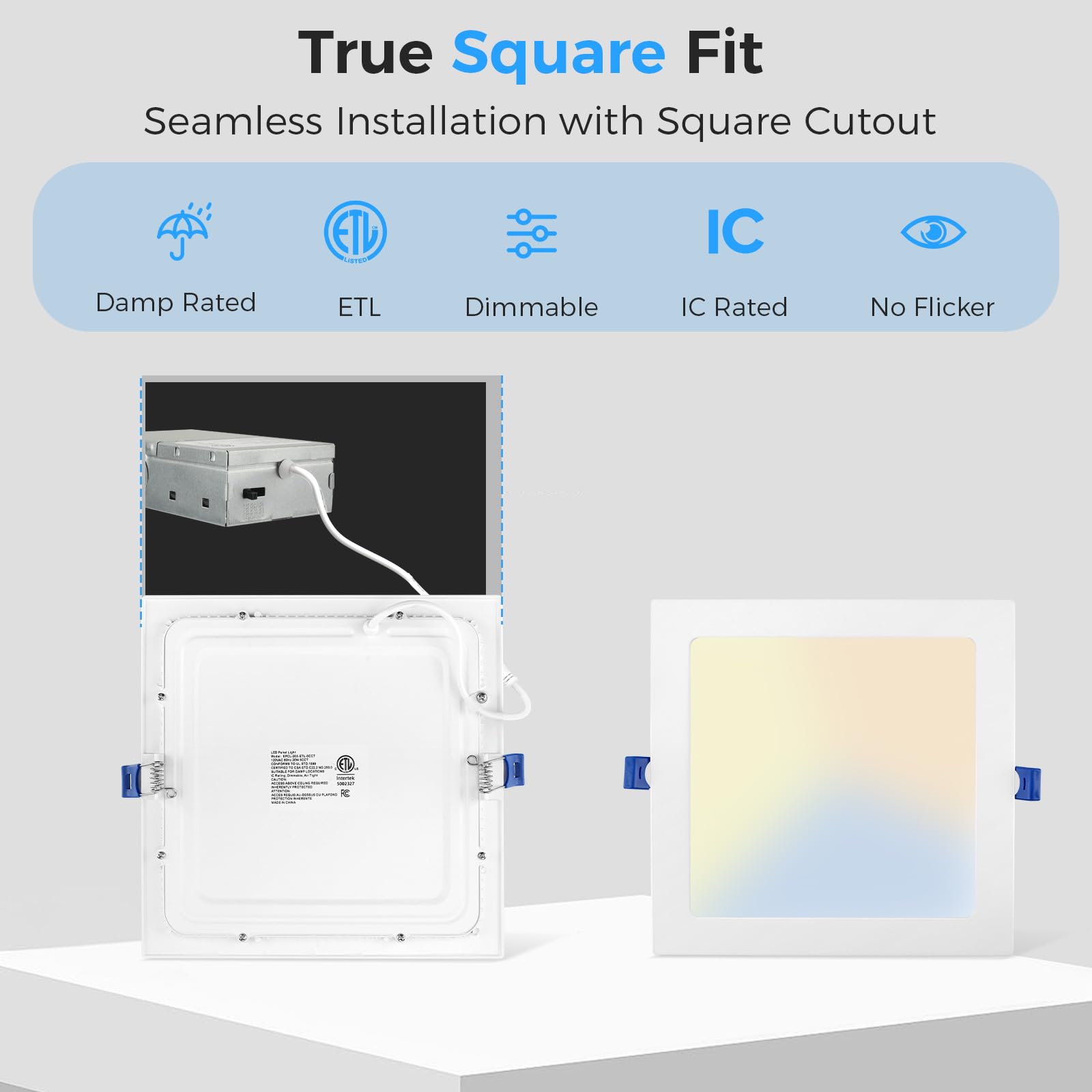 HONZIN 5CCT selectable temps provide quick mood lighting adjustments for any room