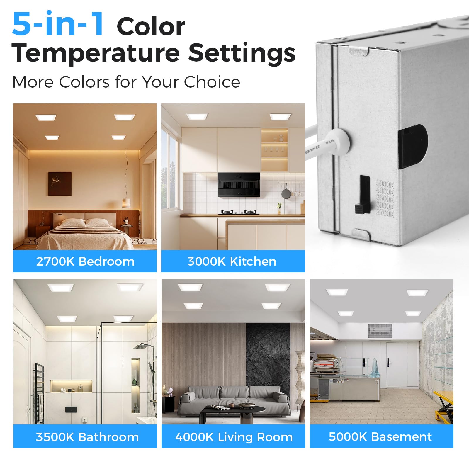 HONZIN IC-rated housing safe for direct insulation contact
