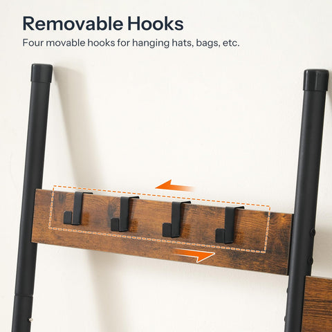 HOOBRO blanket ladder delivers modern minimalist appeal for living spaces.