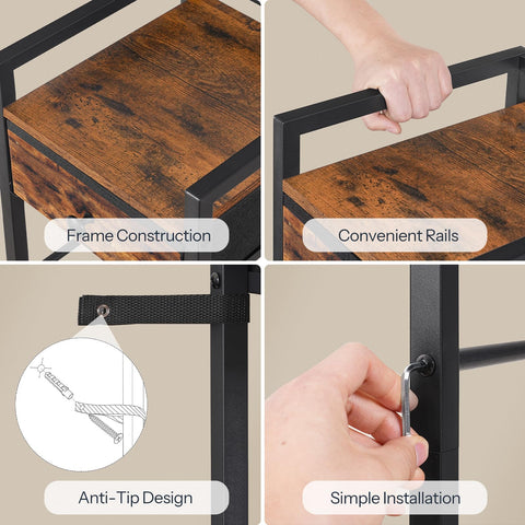 HOOBRO non-woven drawer stores pods or cups for clutter-free surfaces