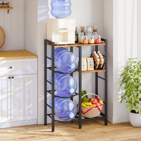 HOOBRO rustic-industrial design complements kitchen or office spaces