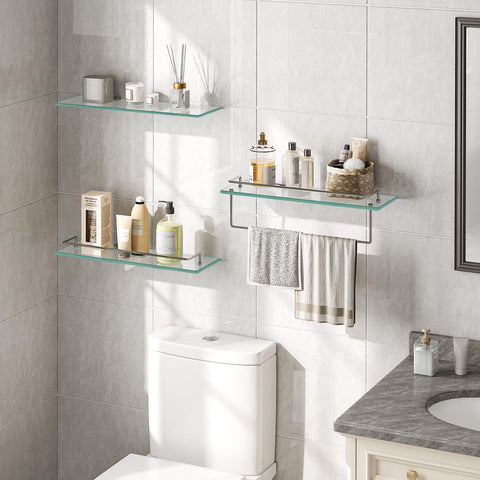 HOOBRO stainless steel wall brackets offer strong support and a clean look.