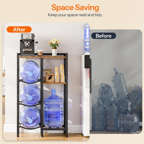 HOOBRO water dispenser stand on countertop for quick access