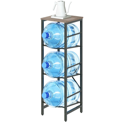 HOOBRO water jug rack – greige and black finish blends with decor.