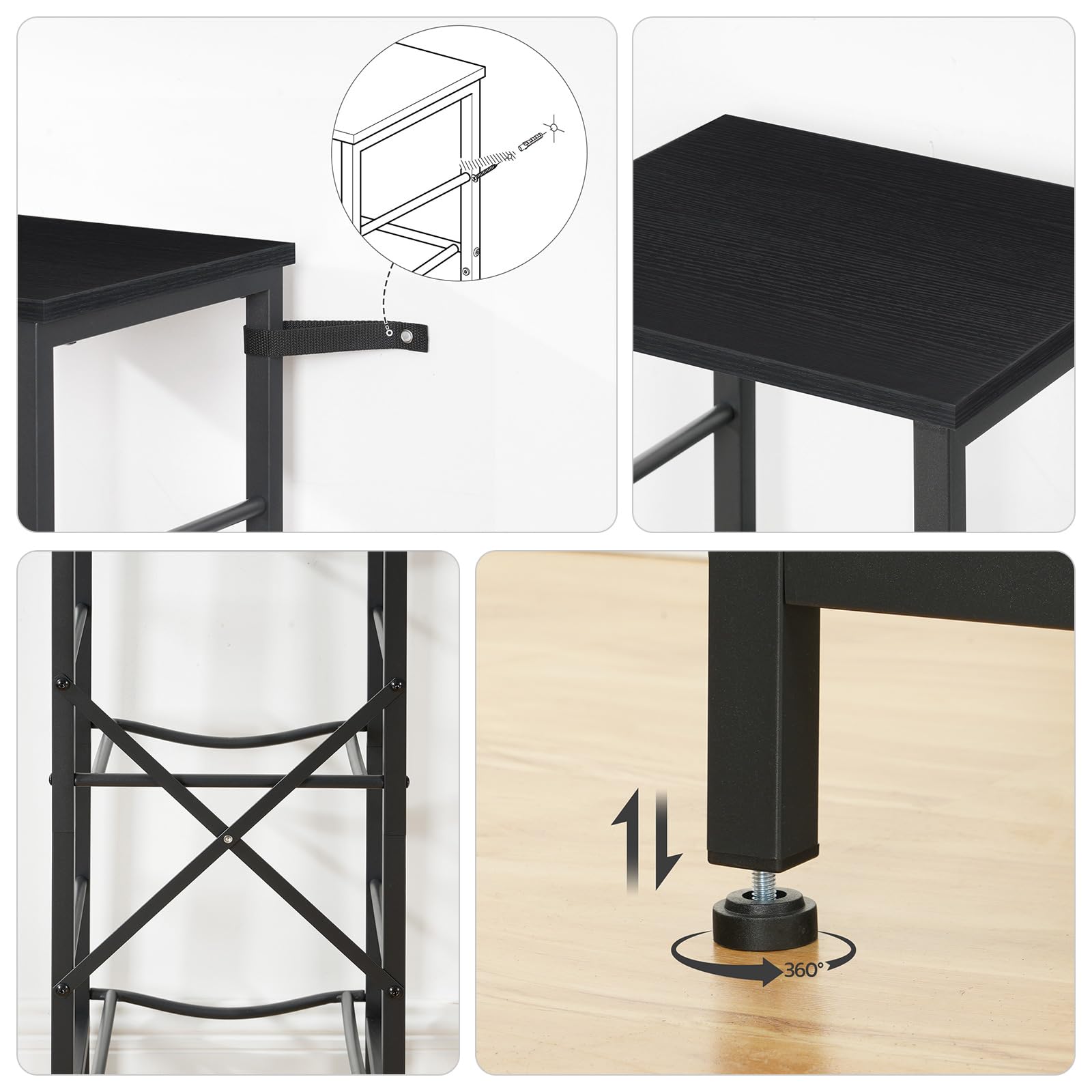 HOOBRO Water Jug Rack floor protection feet prevent floor damage.
