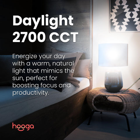 Hooga Circadian 7W LED flicker free illumination for comfort