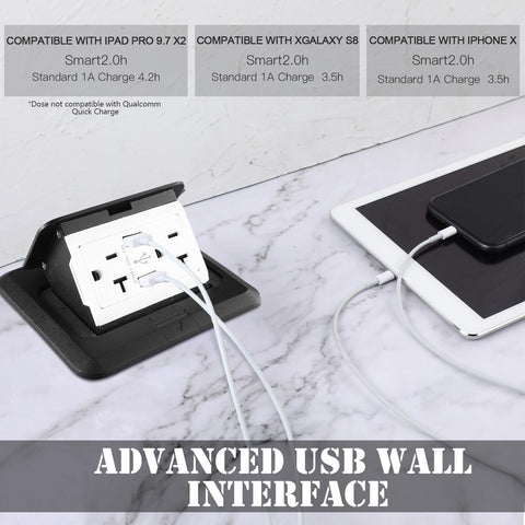 Hoolerry floor outlet with damper opens slowly for safe, tidy access.