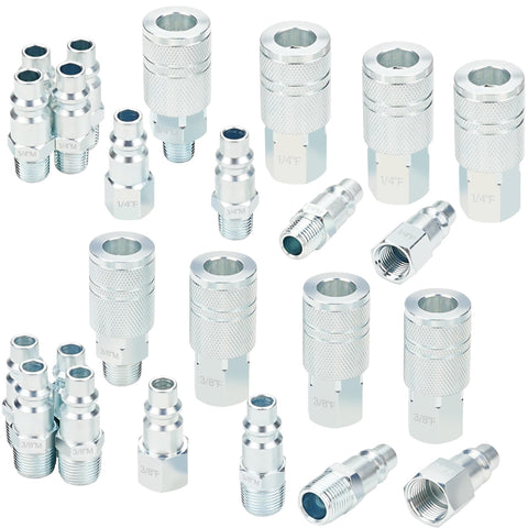 HOOTSUM 3/8 inch body quick connect fittings for high flow tool connections