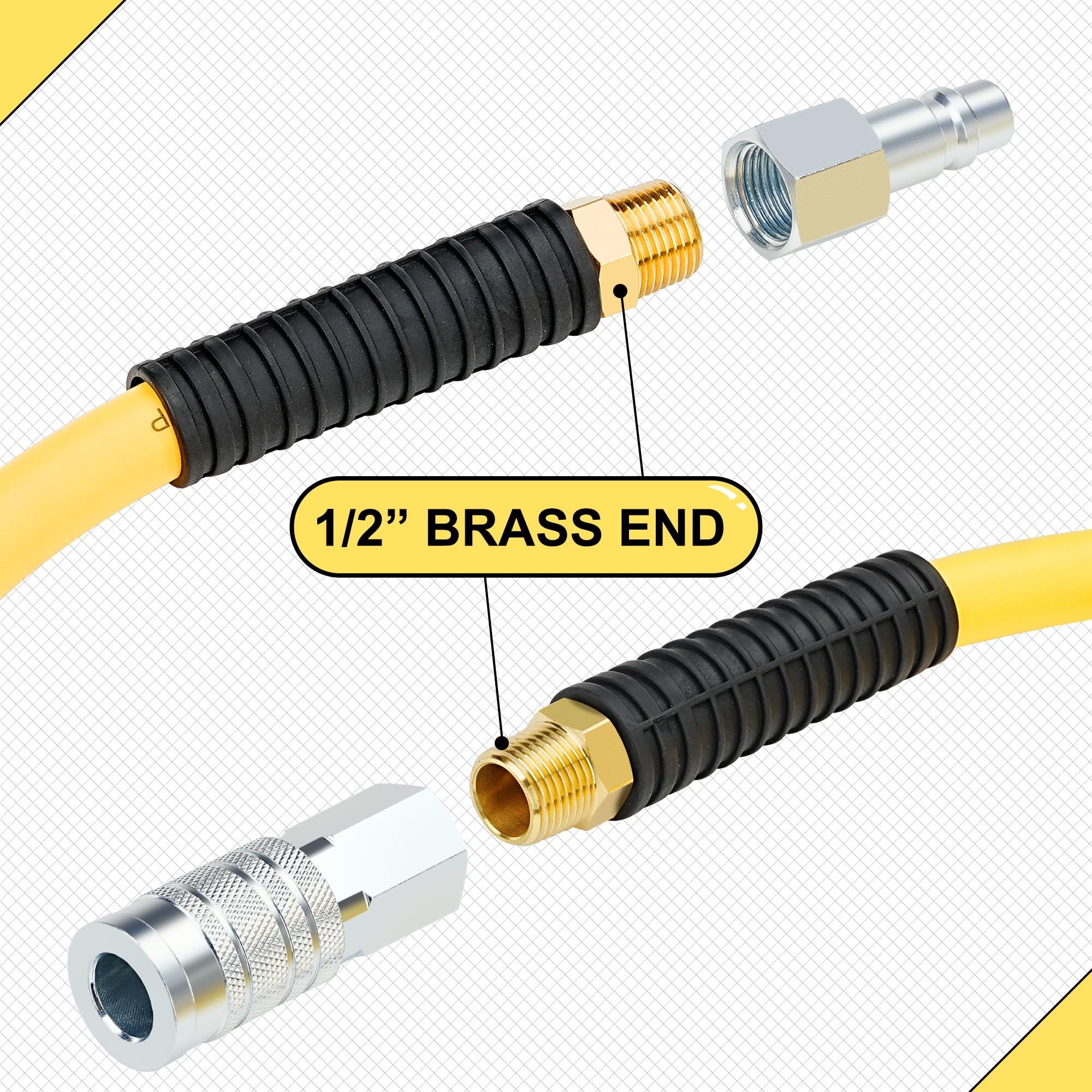 HOOTSUM brass fittings closeup highlights strength and durability