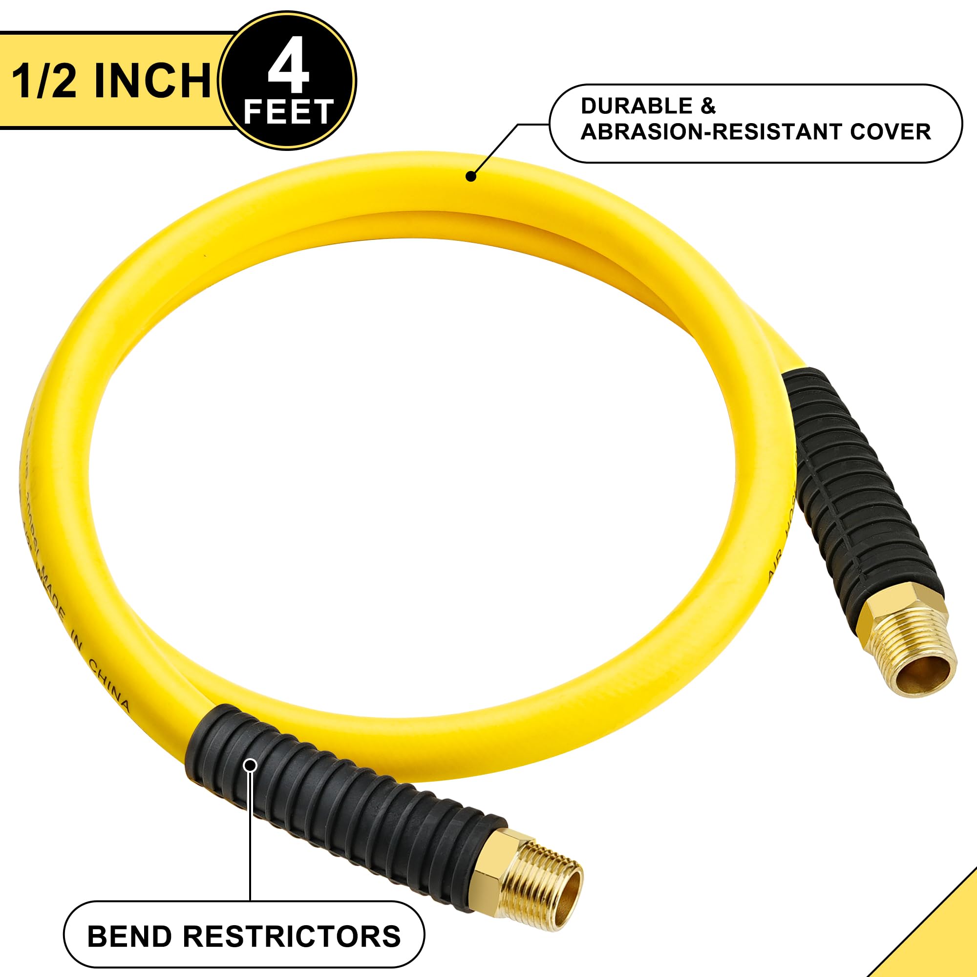 HOOTSUM brass reducer kit expanding hose compatibility with adapters.