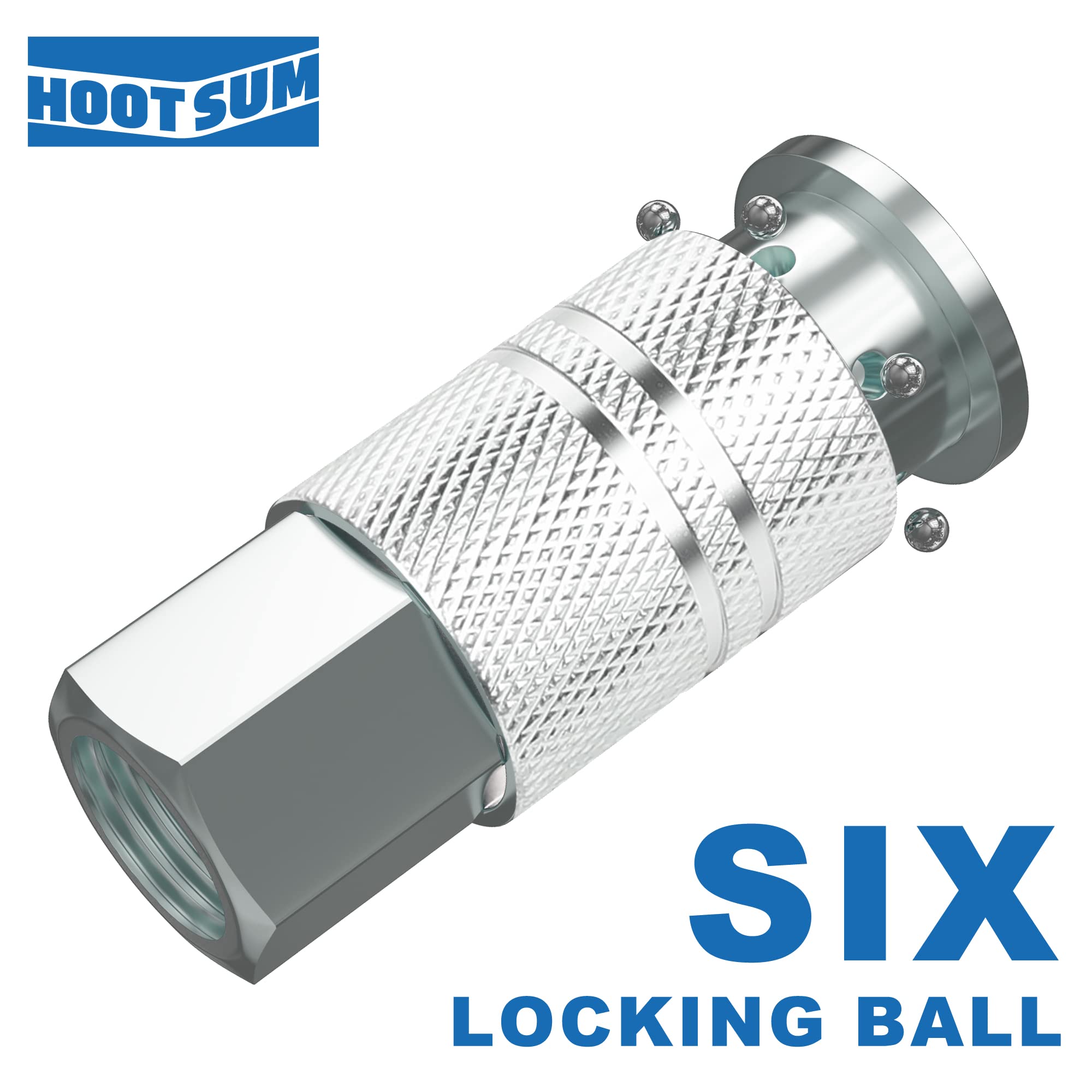 HOOTSUM heat treated steel with zinc plating for durability