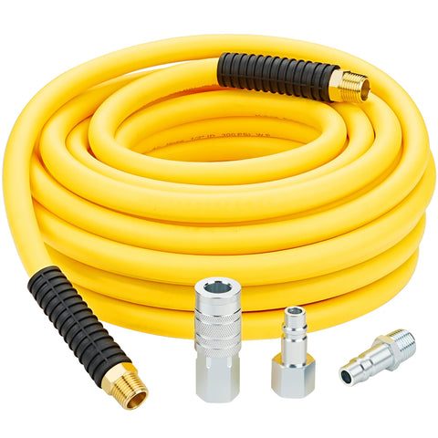 HOOTSUM hybrid air hose 50ft extended length ready for heavy use.