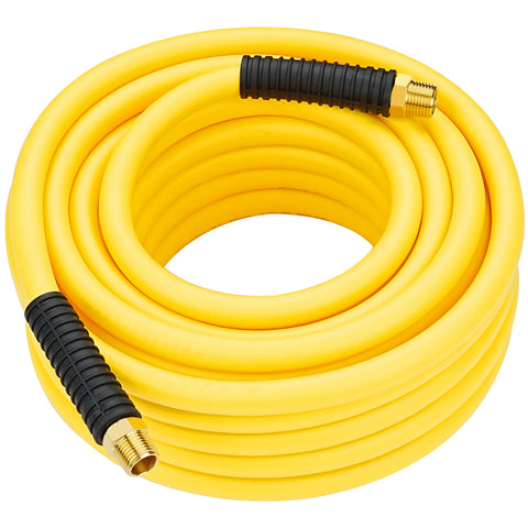 HOOTSUM hybrid air hose 50ft with 1/2 in MNPT ends for versatile shop use